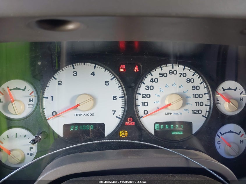 2003 Dodge Ram 1500 Slt/Laramie/St VIN: 1D7HA18D13S380073 Lot: 43758437