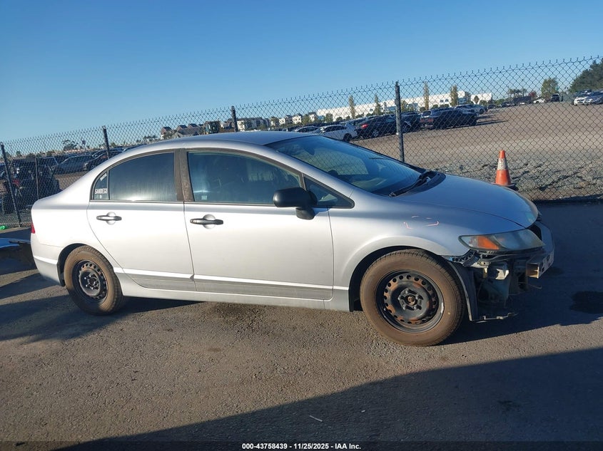 2009 Honda Civic Vp VIN: 19XFA16319E021166 Lot: 43758439