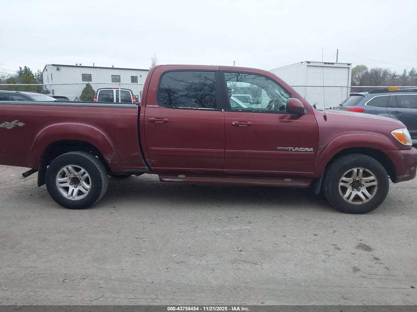 2005 Toyota Tundra Limited V8 VIN: 5TBDT48165S472214 Lot: 43758454