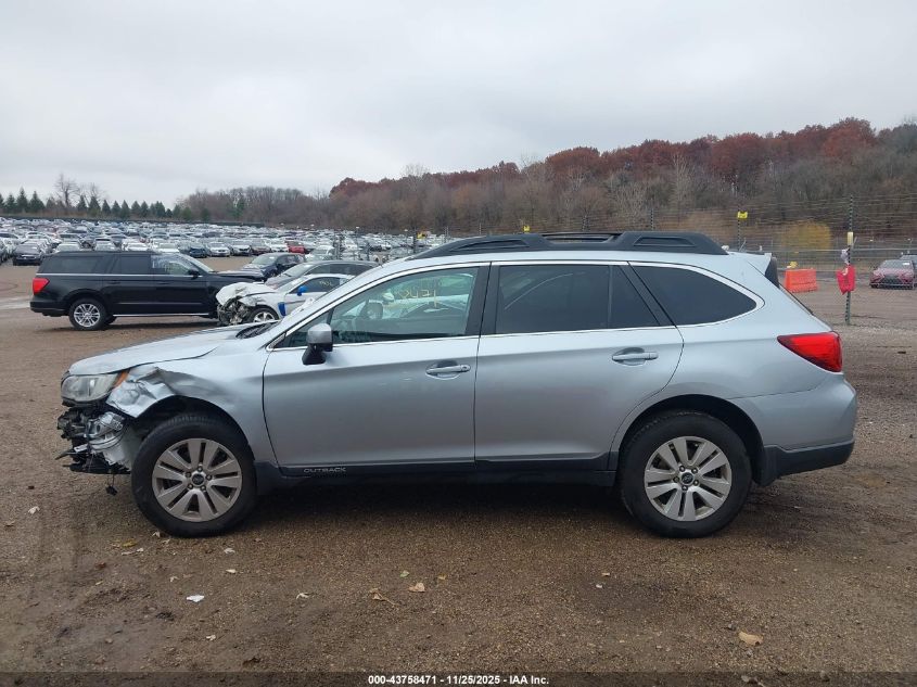 2016 Subaru Outback 2.5I Premium VIN: 4S4BSBCC0G3218304 Lot: 43758471