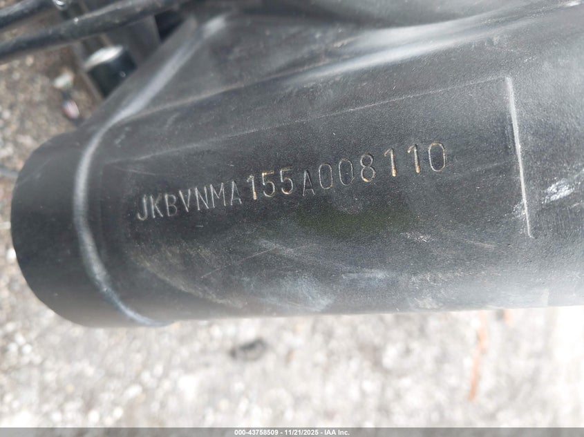 2005 Kawasaki Vn2000 A2 VIN: JKBVNMA155A008110 Lot: 43758509