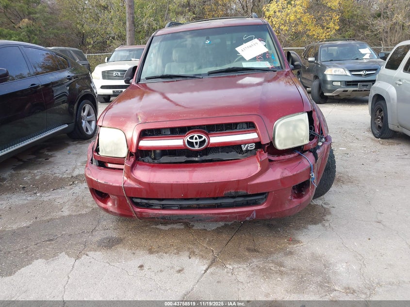 2006 Toyota Sequoia Sr5 V8 VIN: 5TDZT34A36S280800 Lot: 43758519