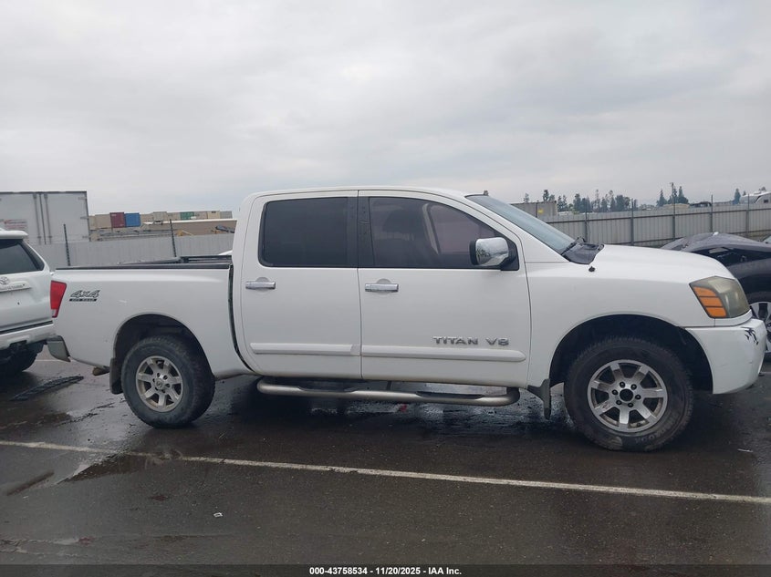 2005 Nissan Titan Se VIN: 1N6AA07B15N521468 Lot: 43758534