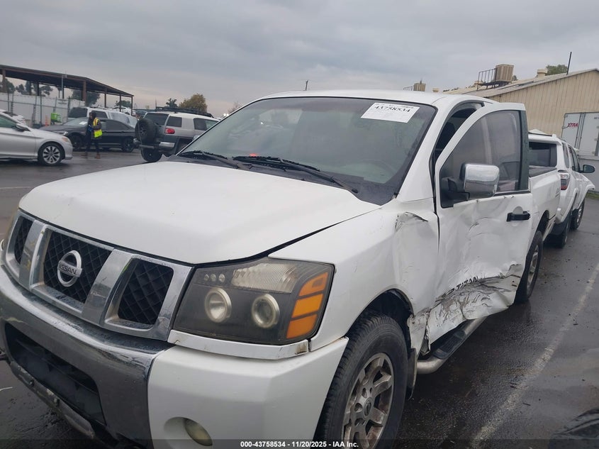 2005 Nissan Titan Se VIN: 1N6AA07B15N521468 Lot: 43758534
