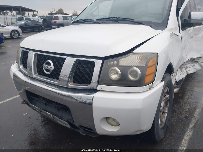 2005 Nissan Titan Se VIN: 1N6AA07B15N521468 Lot: 43758534