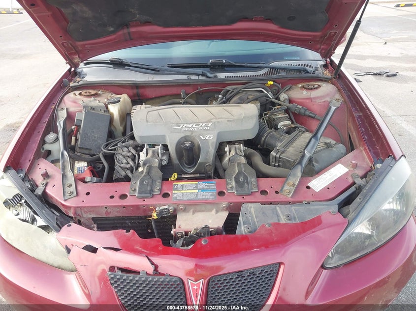 2005 Pontiac Grand Prix VIN: 2G2WP522351308314 Lot: 43758578