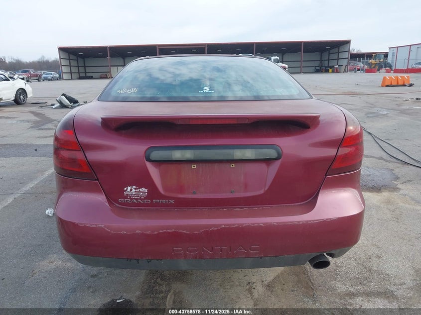 2005 Pontiac Grand Prix VIN: 2G2WP522351308314 Lot: 43758578