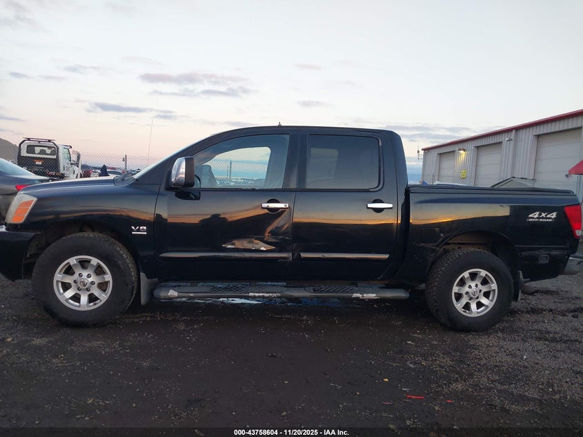 2004 Nissan Titan Le VIN: 1N6AA07B84N536418 Lot: 43758604