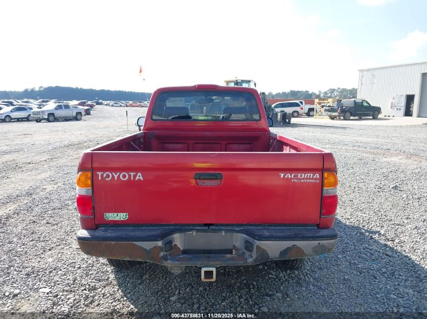 2004 Toyota Tacoma Prerunner VIN: 5TENM92N74Z418908 Lot: 43758631