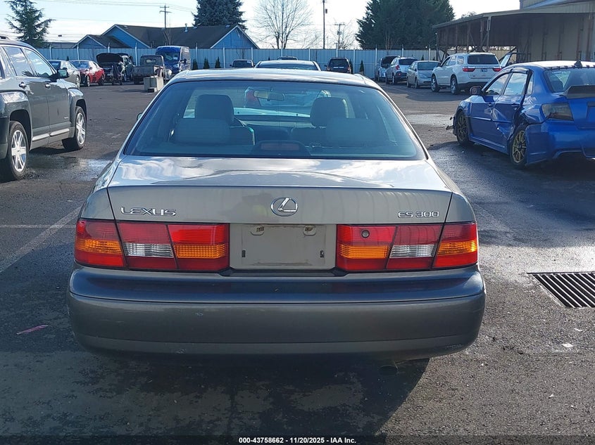 1999 Lexus Es 300 VIN: JT8BF28G0X0201622 Lot: 43758662