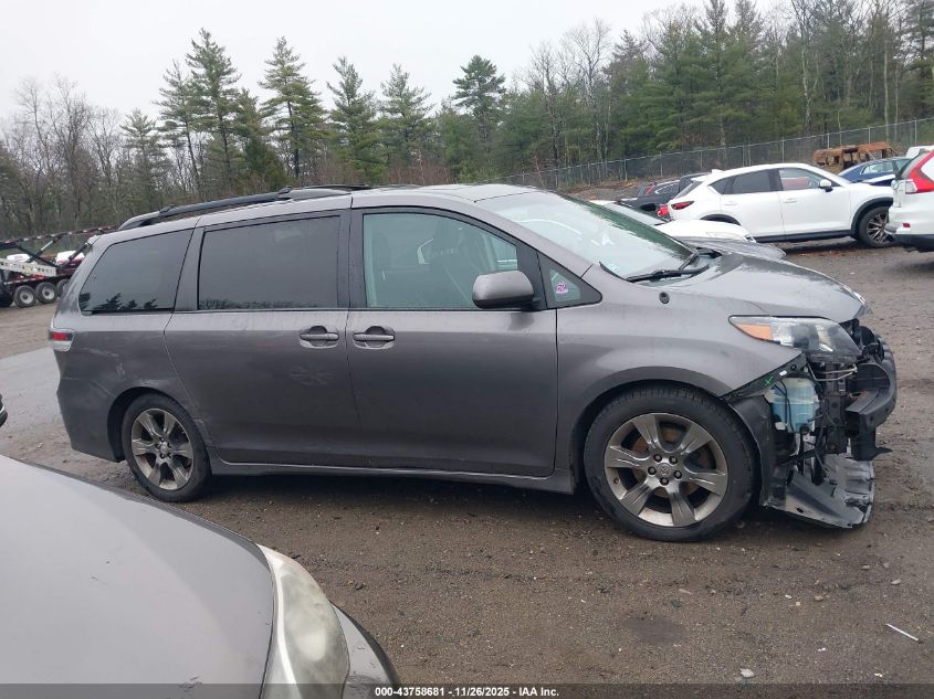 2011 Toyota Sienna Se VIN: 5TDXK3DC7BS131389 Lot: 43758681