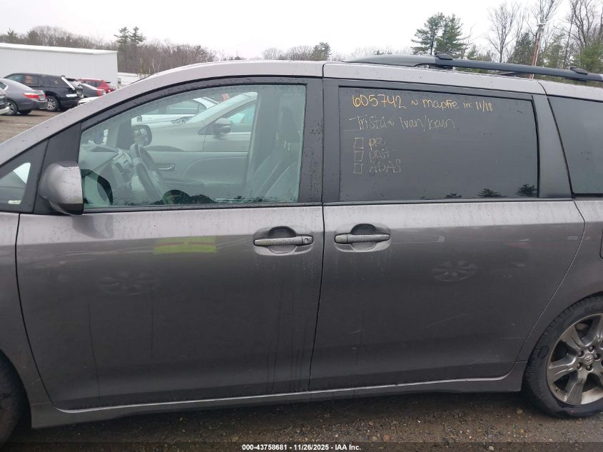 2011 Toyota Sienna Se VIN: 5TDXK3DC7BS131389 Lot: 43758681