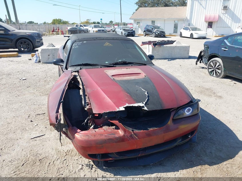 1997 Ford Mustang Gt VIN: 1FALP45X0VF183660 Lot: 43758697