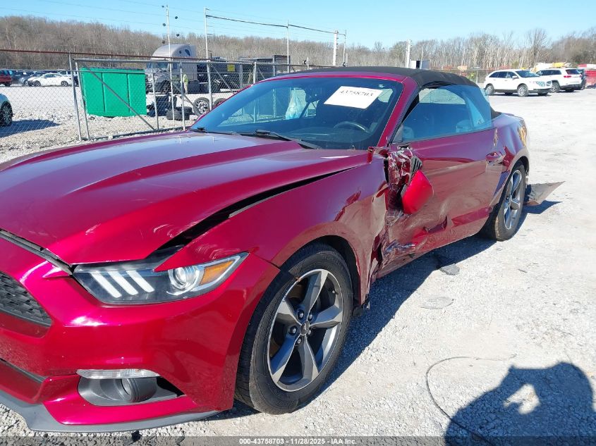 2015 Ford Mustang V6 VIN: 1FATP8EMXF5352832 Lot: 43758703