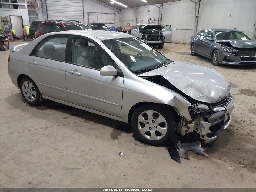 KIA SPECTRA 2008. Lot# 43758713. VIN KNAFE122585569454. Photo 1