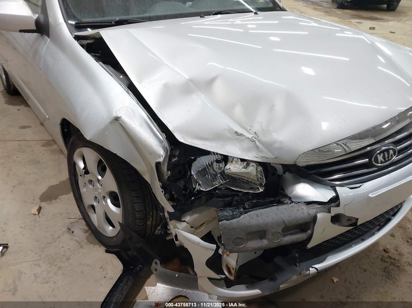 2008 Kia Spectra Ex VIN: KNAFE122585569454 Lot: 43758713