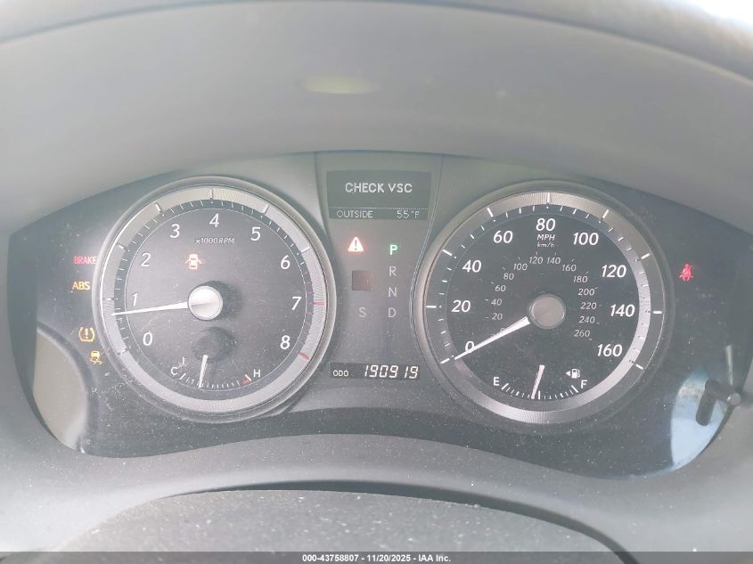 2007 Lexus Es 350 VIN: JTHBJ46G872003727 Lot: 43758807