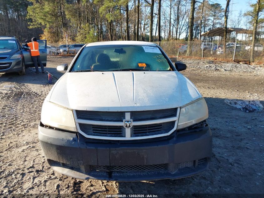 2008 Dodge Avenger Se VIN: 1B3LC46K38N187609 Lot: 43758829