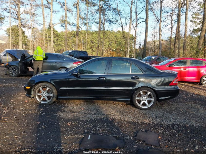 2007 Mercedes-Benz C 230 Sport VIN: WDBRF52H57F920251 Lot: 43758832