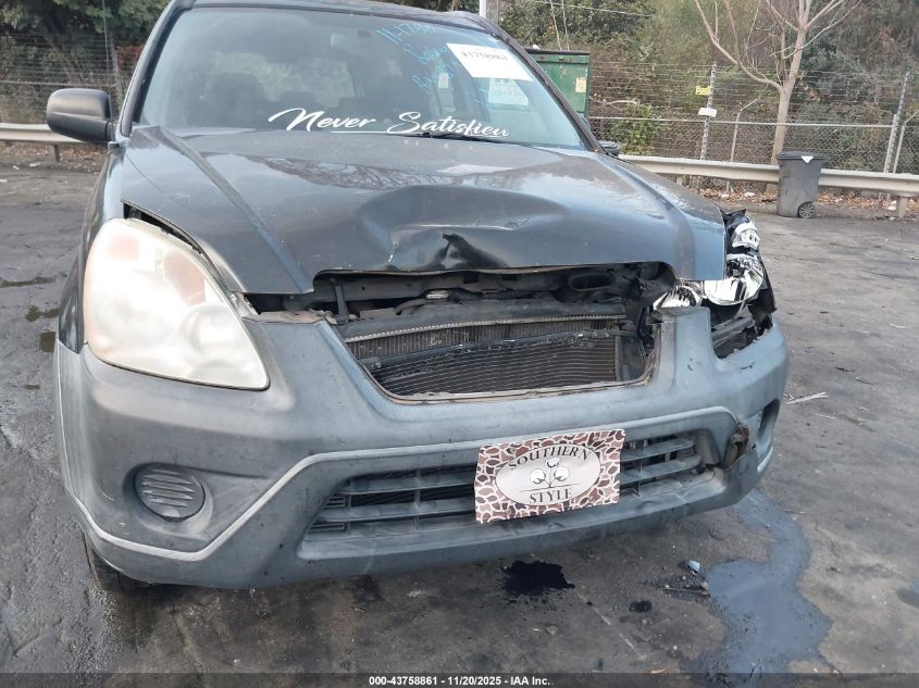 2005 Honda Cr-V Lx VIN: SHSRD68515U300730 Lot: 43758861