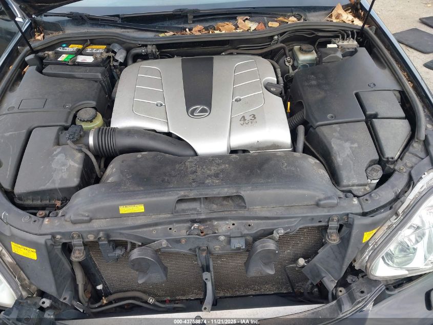 2004 Lexus Ls 430 VIN: JTHBN36F440145182 Lot: 43758874