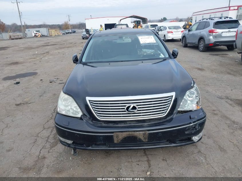 2004 Lexus Ls 430 VIN: JTHBN36F440145182 Lot: 43758874
