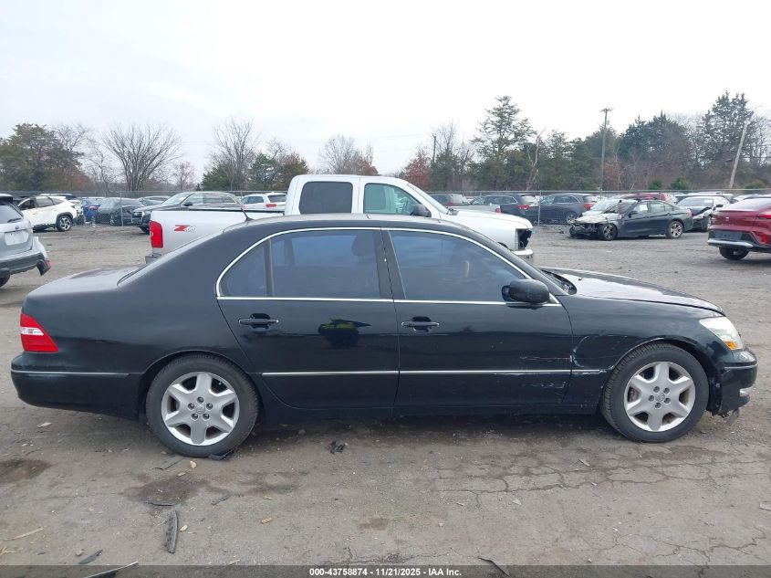 2004 Lexus Ls 430 VIN: JTHBN36F440145182 Lot: 43758874