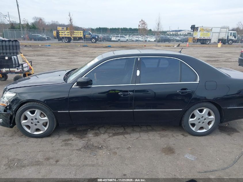 2004 Lexus Ls 430 VIN: JTHBN36F440145182 Lot: 43758874
