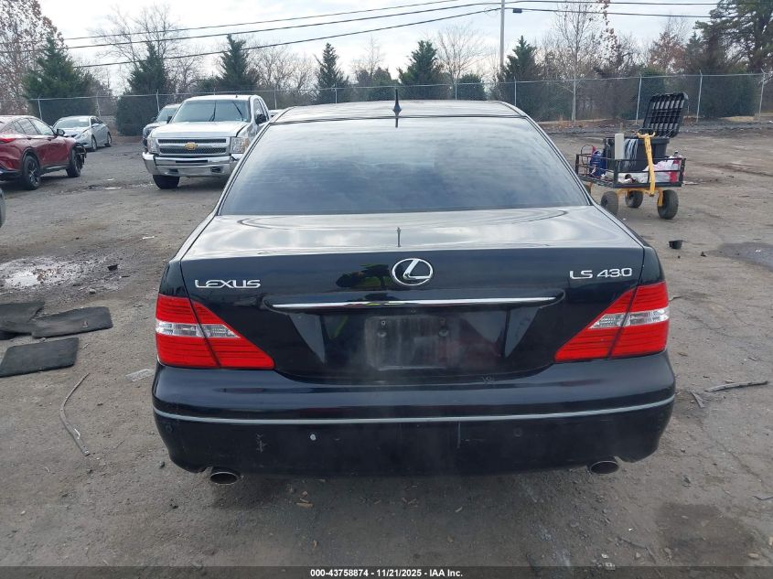2004 Lexus Ls 430 VIN: JTHBN36F440145182 Lot: 43758874