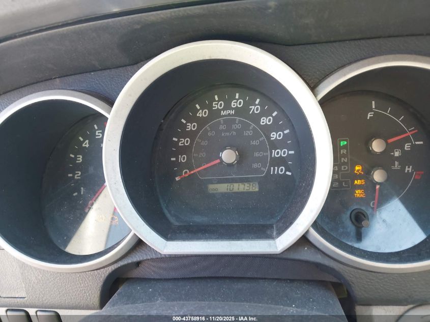 2007 Toyota 4Runner Sr5 V6 VIN: JTEZU14R078087366 Lot: 43758916