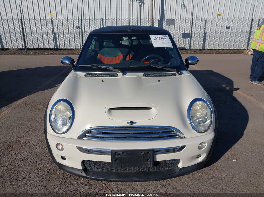 2006 Mini Cooper S VIN: WMWRH33556TK58950 Lot: 43758981