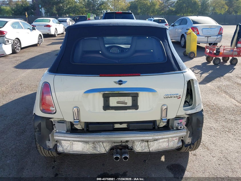 2006 Mini Cooper S VIN: WMWRH33556TK58950 Lot: 43758981