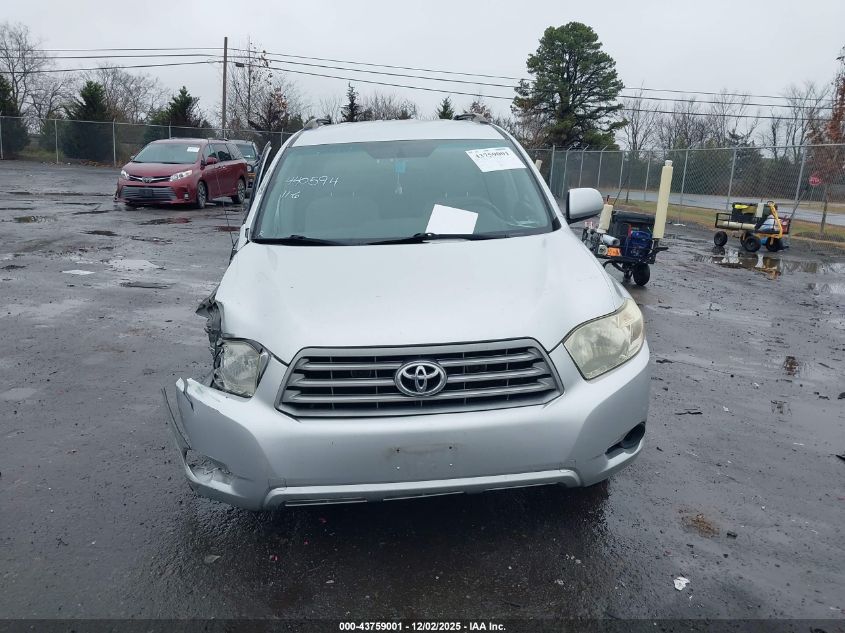 2009 Toyota Highlander VIN: JTEES41A092134003 Lot: 43759001