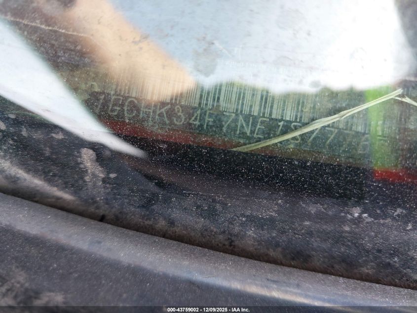 1992 Chevrolet Gmt-400 K3500 VIN: 1GCHK34F7NE187776 Lot: 43759002