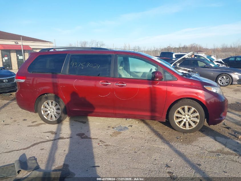 2011 Toyota Sienna Xle VIN: 5TDDK3DCXBS016482 Lot: 43759024