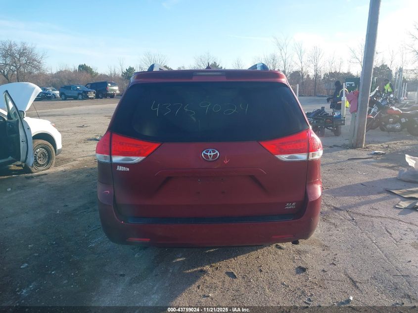 2011 Toyota Sienna Xle VIN: 5TDDK3DCXBS016482 Lot: 43759024