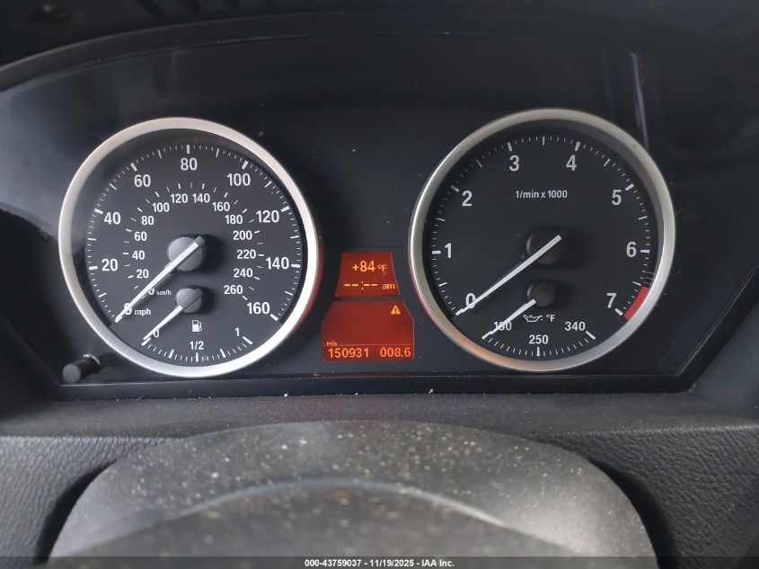 2009 BMW X6 xDrive50I VIN: 5UXFG83519LZ93286 Lot: 43759037