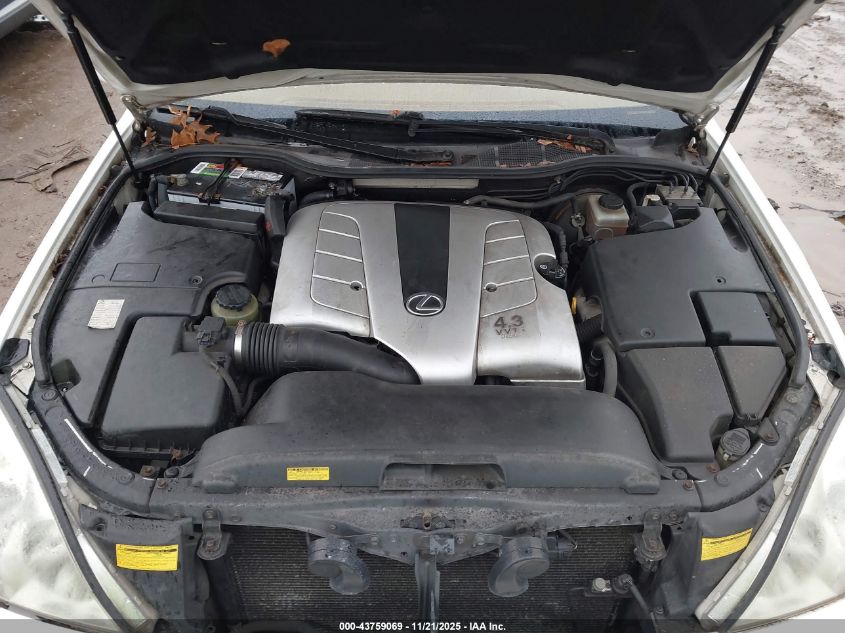 2002 Lexus Ls 430 VIN: JTHBN30F320067581 Lot: 43759069