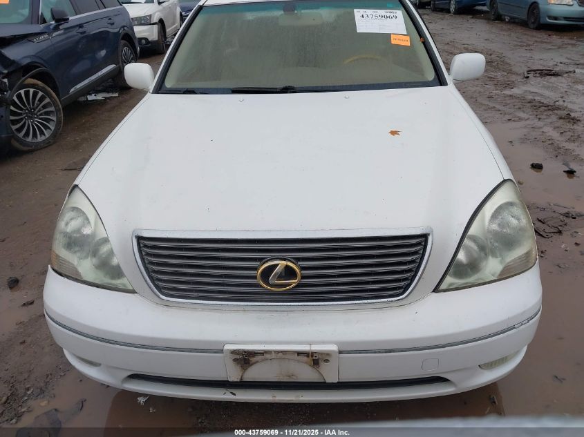 2002 Lexus Ls 430 VIN: JTHBN30F320067581 Lot: 43759069