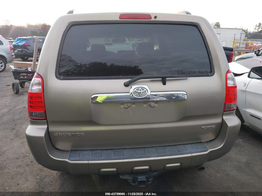 2006 Toyota 4Runner Sr5 V6 VIN: JTEZU14R660075672 Lot: 43759068