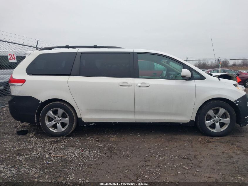 2011 Toyota Sienna Le V6 VIN: 5TDKK3DC0BS096544 Lot: 43759074