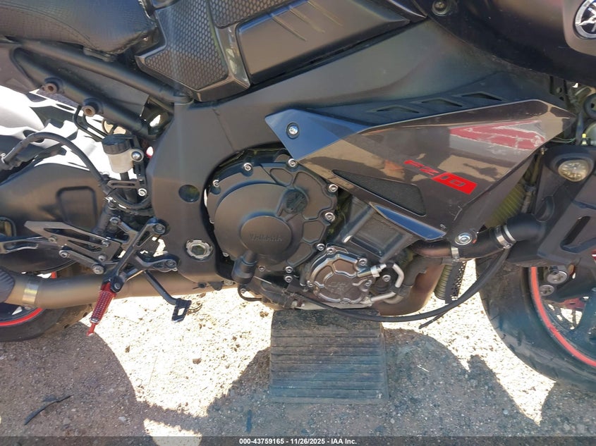 2017 Yamaha Fz10 VIN: JYARN48E8HA000166 Lot: 43759165