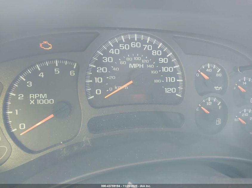 2003 Chevrolet Avalanche 1500 VIN: 3GNEC13T03G182539 Lot: 43759194