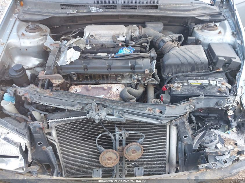 2004 Kia Spectra Ex/Lx VIN: KNAFE122445018684 Lot: 43759229