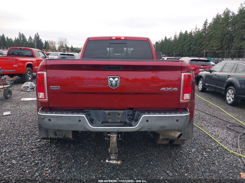 2015 Ram 3500 Laramie VIN: 3C63RRML7FG612557 Lot: 43759259