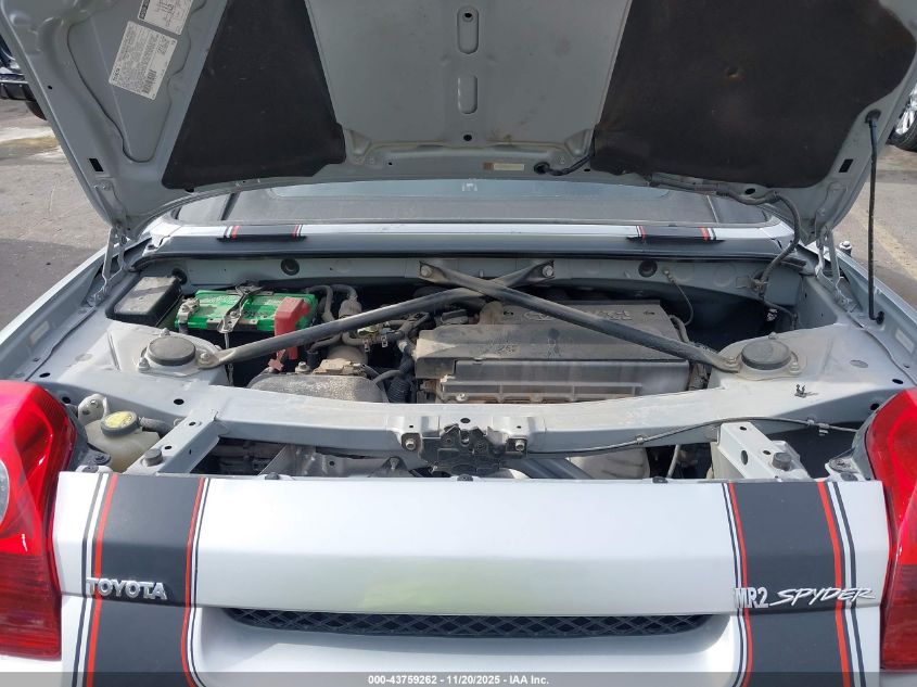 2003 Toyota Mr2 Spyder VIN: JTDFR320930053945 Lot: 43759262