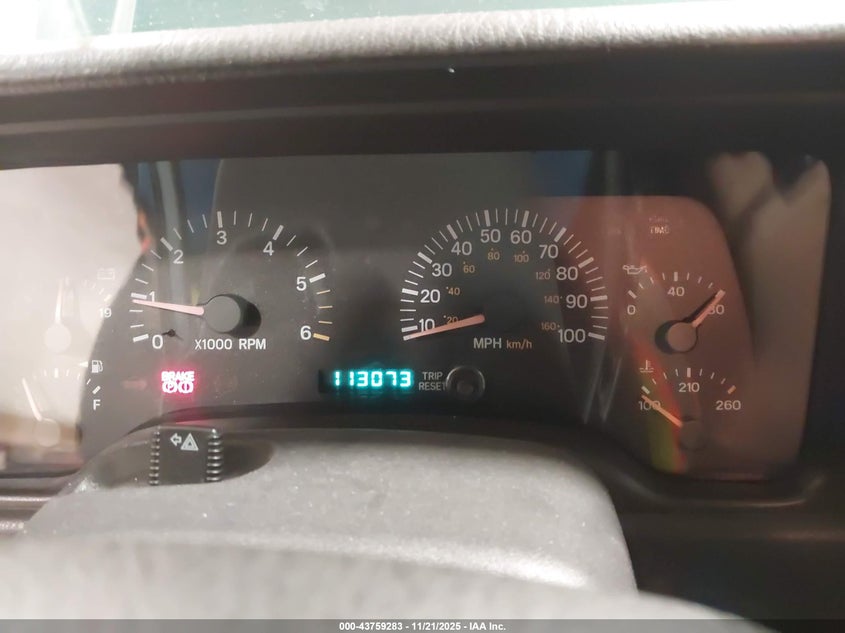 2000 Jeep Cherokee Sport VIN: 1J4FF48S5YL262803 Lot: 43759283