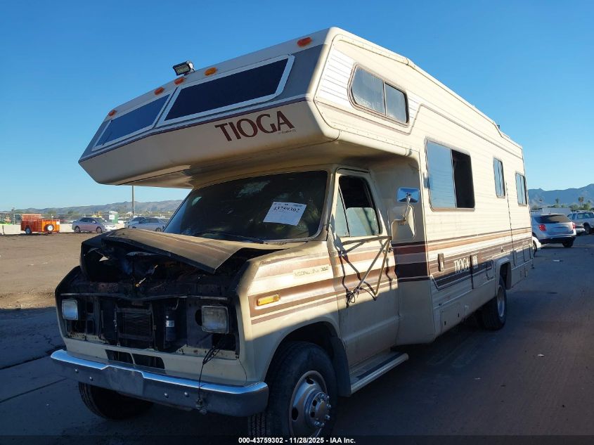 1986 Ford Econoline E350 Cutaway Van VIN: 1FDKE30L4GAB48133 Lot: 43759302