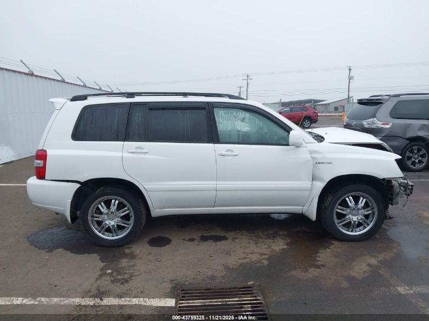 2005 Toyota Highlander Limited V6 VIN: JTEEP21A150103791 Lot: 43759325