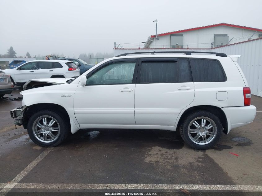 2005 Toyota Highlander Limited V6 VIN: JTEEP21A150103791 Lot: 43759325